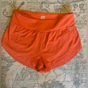 JoyLab Orange 🍊 Athletic Running Shorts Size Medium Liner and Inner Pocket